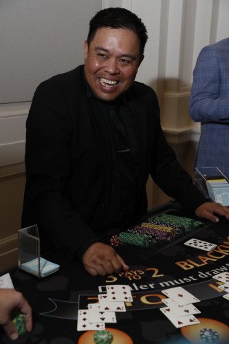 blackjack dealer at San Francisco convention