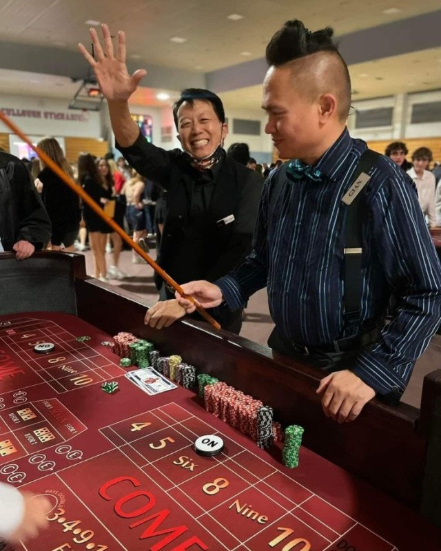 Casino Night Craps Table