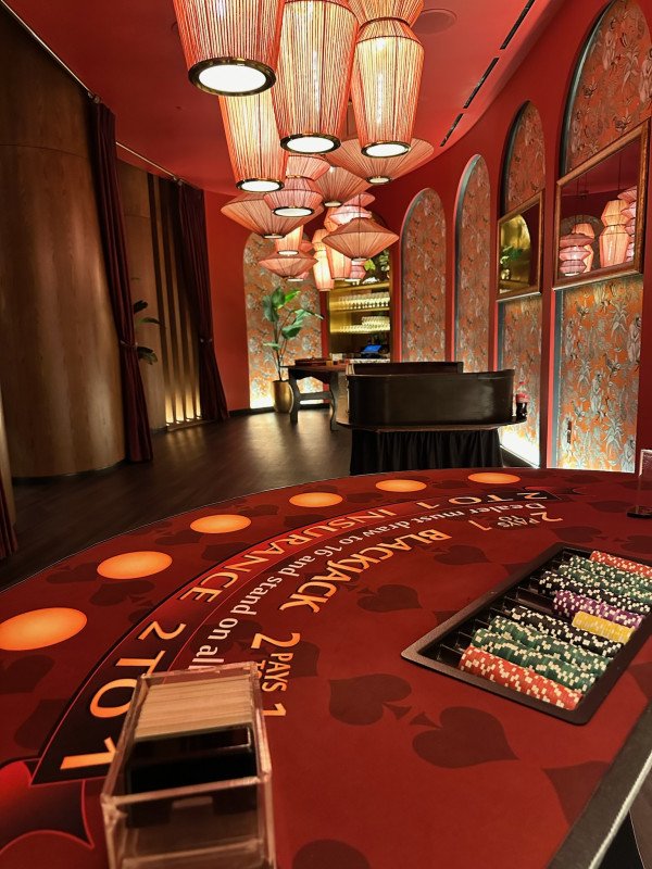 Casino Night Blackjack Table