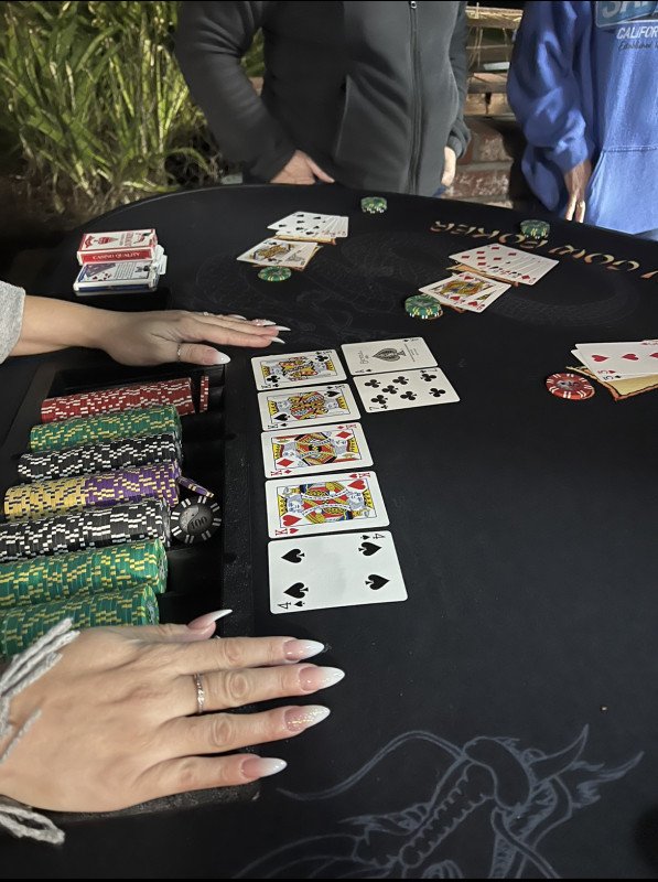 Specialty Table at a Casino Party